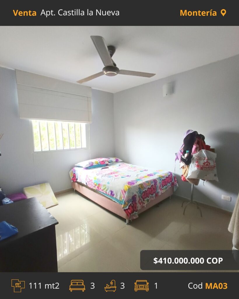 12.Apartamento venta en Monteria