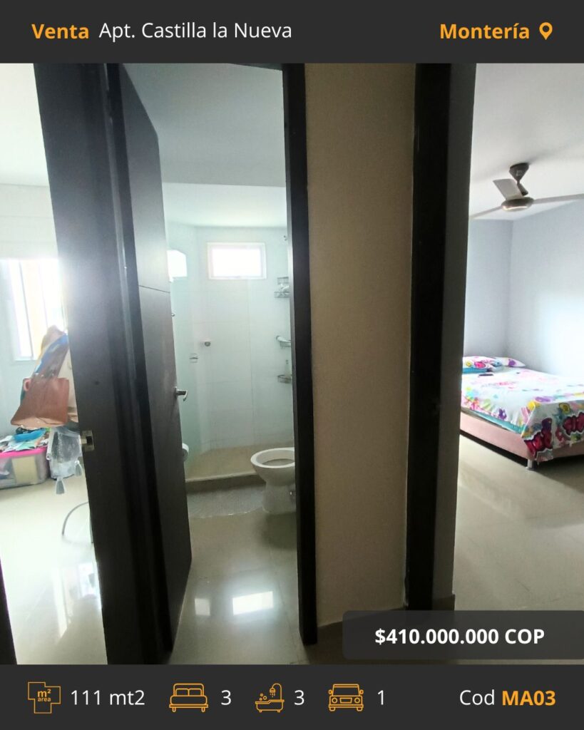 13.Apartamento venta en Monteria