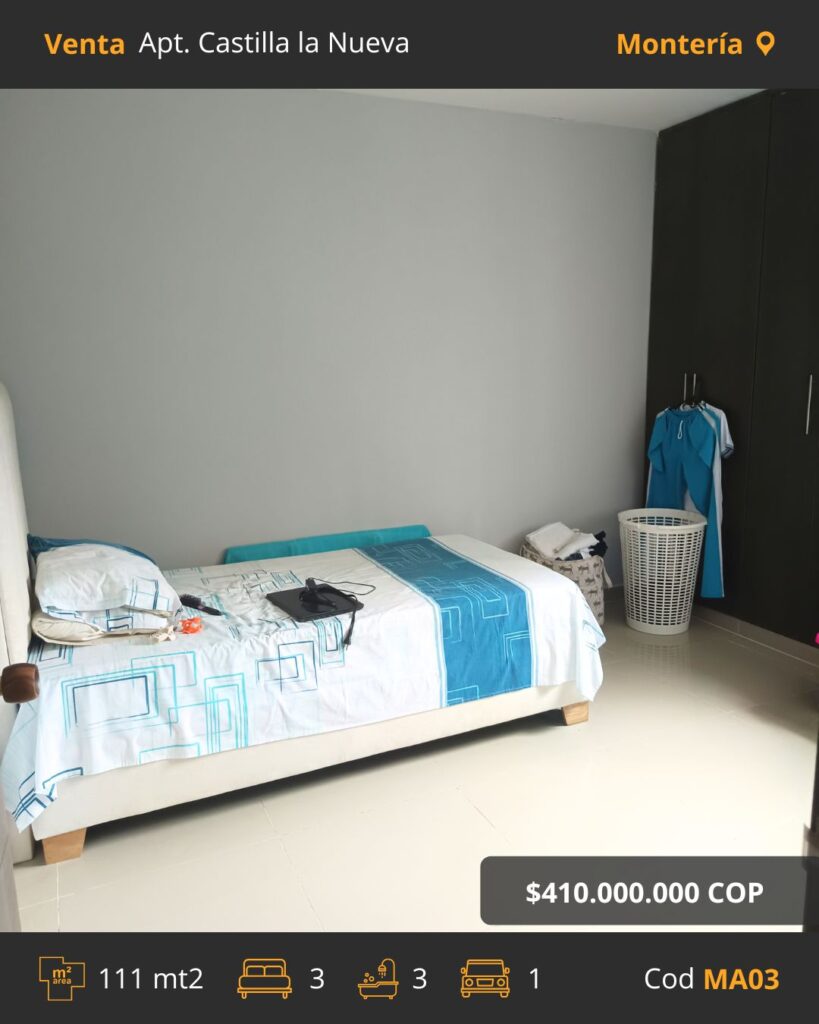 15.Apartamento venta en Monteria