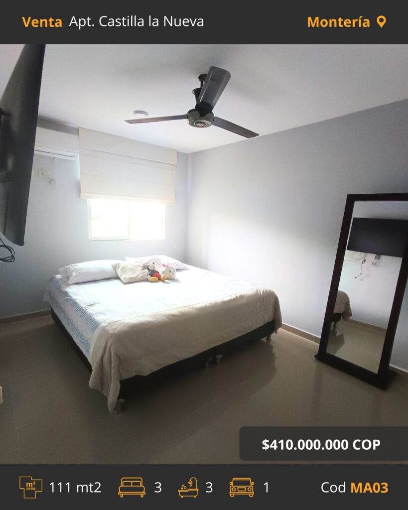 8.Apartamento venta en Monteria